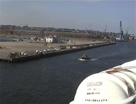 Approaching the Tyne Commission Quay, North Shields